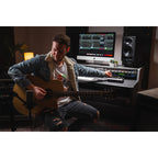 Audient iD24 audio interface with multiple input and output ports, compact design, and professional-grade controls.