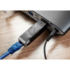 SilentPower LAN iSilencer noise filter and conditioner with sleek design and Ethernet port visible in the image.