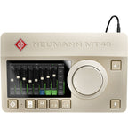 Neumann MT 48 audio interface with multiple input ports and control knobs, designed for professional music recording.