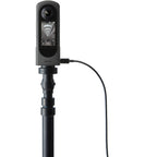 Ricoh Theta X 360-degree video camera with dual lenses and compact design for immersive virtual reality content.