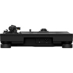 Pioneer DJ PLX-CRSS12 DJ turntable with sleek design and control interface, set on a dark background.