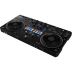 Pioneer DJ DDJ-REV5 DJ controller with jog wheels, mixer, and performance pads for professional DJ setup.