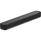 Sennheiser Ambeo Soundbar Mini with sleek black design and multiple speaker drivers for immersive TV audio.