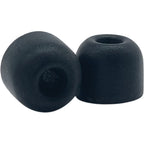 Shure EACYF1-6L large black foam earpad sleeves for headphones, three pairs shown in the image.