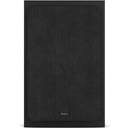 DALI Sonik On-Wall in-wall and outdoor speakers with sleek black design and grille, mounted on a wall.