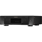 Marantz CD 60 CD player with silver finish and digital display, showcasing front panel controls and disc tray.