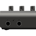 Audient iD44 MK2 audio interface showing front panel with input/output jacks and control knobs. Excellent for professional audio recording.