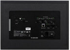 Adam Audio A8H left mid-field monitor speaker with wood finish and speaker grille, designed for professional audio monitoring.