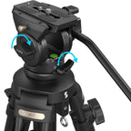 SmallRig AD-50Lite lightweight video tripod kit with adjustable legs and compact design, ideal for stable filming setups.