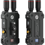 Hollyland Mars 4K wireless video transmission system accessory showing compact device with ports and controls for high-quality video transfer.