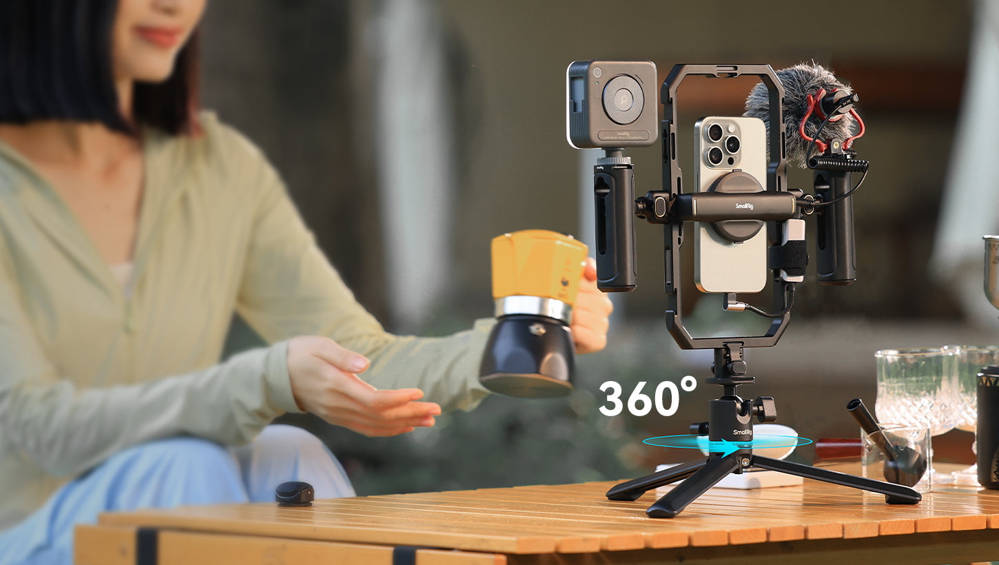 SmallRig visā vienā video komplekts viedtālruņu satura veidotājiem (Quick Pro Edition)