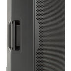 Alto Professional TS408 PA speaker system with a black speaker enclosure and control panel, designed for live sound reinforcement.