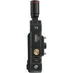 Hollyland Mars 4K wireless video transmitter with antennas and control interface for high-quality wireless video streaming