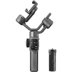 Zhiyun Smooth 5S handheld gimbal stabilizer for smartphones, featuring ergonomic design and advanced stabilization technology.