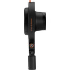 Zhiyun Molus X100 Pro bi-color LED light showing adjustable brightness and color temperature settings in a professional studio setup