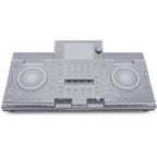 Decksaver DJ SC Live 4 cover protecting Denon DJ controller, durable black plastic design for safe transport and storage.