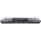 Decksaver DJ SC Live 4 cover protecting Denon DJ controller, clear plastic protective cover for DJ equipment.