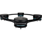 IsoAcoustics Aperta SUB XL speaker stands with sleek design and adjustable height for optimal audio positioning.