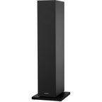 Bowers & Wilkins 603 S3 passive floorstanding speakers shown with sleek black cabinets and detailed speaker drivers.