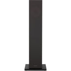 Bowers & Wilkins 603 S3 passive floorstanding speakers with sleek black cabinets and driver components visible.