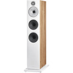 Bowers & Wilkins 603 S3 passive floorstanding speakers with sleek wood finish and modern design for high-quality audio.