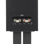 Bowers & Wilkins 606 S3 passive bookshelf speakers with black finish, showcasing their sleek design and front grille.