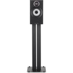 Bowers & Wilkins 607 S3 passive bookshelf speakers with black finish, shown from the front in the image.
