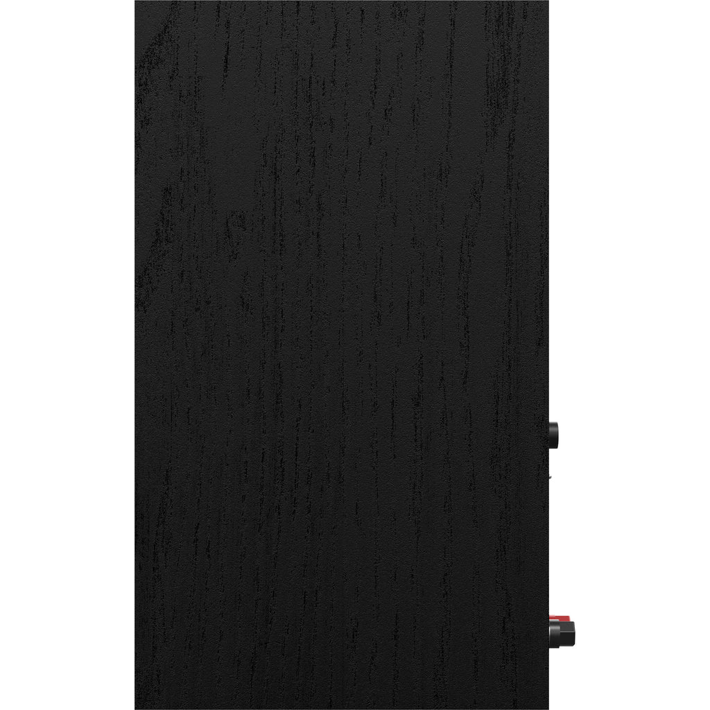 Black Klipsch R-50PM wireless speakers with sleek design and built-in controls, perfect for premium home audio setup.