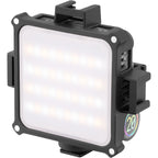 Zhiyun Fiveray M20 bi-color LED lights in a combo set, showing adjustable panels and lighting controls for professional photography.