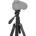 SmallRig CT180 video tripod kit with adjustable legs and fluid head for stable camera support in professional video recording.
