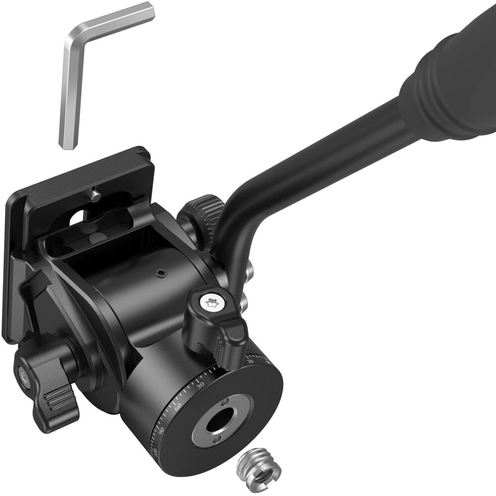 SmallRig CT180 video tripod kit with adjustable legs and tripod head, ideal for stabilizing camera setups for video recording.
