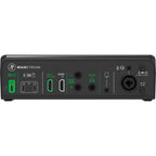 Mackie MainStream video streaming device with control panel and connection ports, designed for professional live streaming setups.