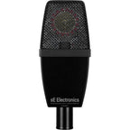 sE Electronics sE4100 condenser microphone with dual capsules and professional audio quality, shown on a stand.