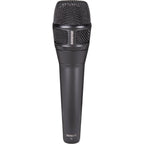 Shure Nexadyne 8/S dynamic microphone with black body and grille, designed for professional audio recording and live sound.