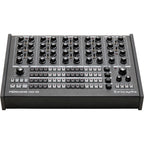 Erica Synths Perkons HD-01 drum machine and sampler with knobs and buttons, black and silver front panel, compact electronic music gear.