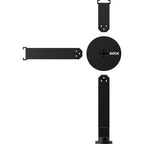 Rode magnetic mount attached to tripod support, designed for secure and versatile camera or microphone setup.