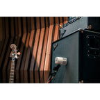 Universal Audio SD-5 dynamic microphone shown with a sleek design and sturdy grille for professional audio recording.