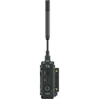Hollyland Pyro S wireless video transmitter connected to professional camera setup for high-quality live video transmission.