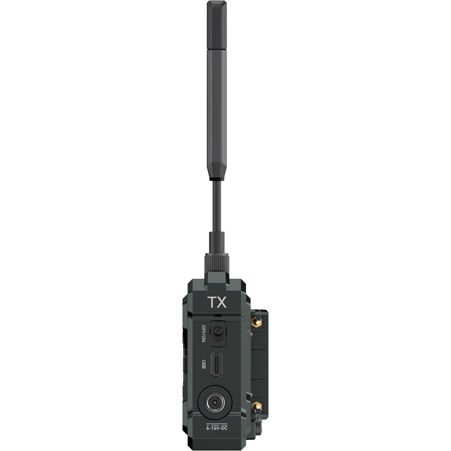 Hollyland Pyro S wireless video transmitter connected to professional camera setup for high-quality live video transmission.