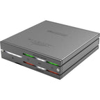 SilentPower LAN iPurifier Pro noise filter and conditioner with sleek design and connection ports visible in the image.