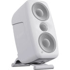 IK Multimedia iLoud MTM MK2 active nearfield monitors with sleek black finish and front-facing controls.