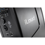 IK Multimedia iLoud MTM MK2 active nearfield monitors with sleek black finish and front port design.
