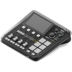 Rode Rodecaster Duo Cover, protective cover for Rode audio mixing console, black plastic material, fits Rode Rodecaster Duo device.