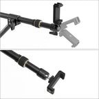 SmallRig desktop overhead photography and live streaming bracket mounted on a camera setup with adjustable arms.