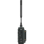Hollyland Pyro Transmission Kit with dual video monitors and wireless transmitter for professional video monitoring setup.