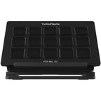 YoloLiv YoloDeck video edit controller with touchscreen interface and multiple control buttons for live streaming and video editing.