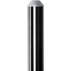 K&M 26731 PA speaker stands set up with adjustable height and sturdy tripod base for professional audio support.