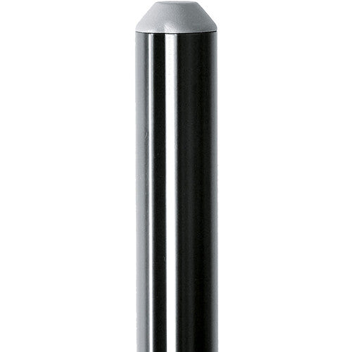 K&M 26731 PA speaker stands set up with adjustable height and sturdy tripod base for professional audio support.