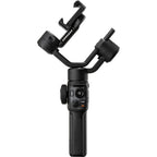 Zhiyun Smooth 5S AI handheld gimbal stabilizer for video recording, featuring sleek design and control buttons.