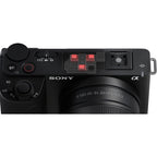 Sony ZV-E10 II video camera with 16-50mm zoom lens, compact digital camera for vlogging and video recording.